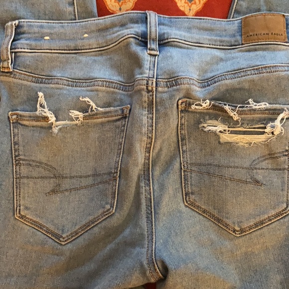 American Eagle Next Level Stretch Destroyed Leggings - Picture 5 of 6